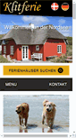 Mobile Screenshot of klitferie.de