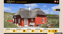 Desktop Screenshot of klitferie.dk